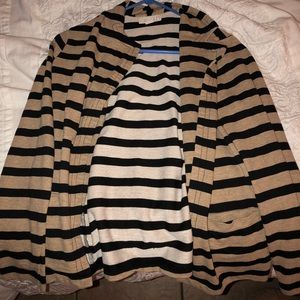Stripped blazer top